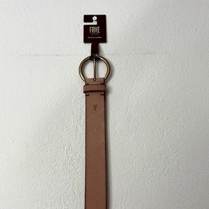 Frye 46” leather belt